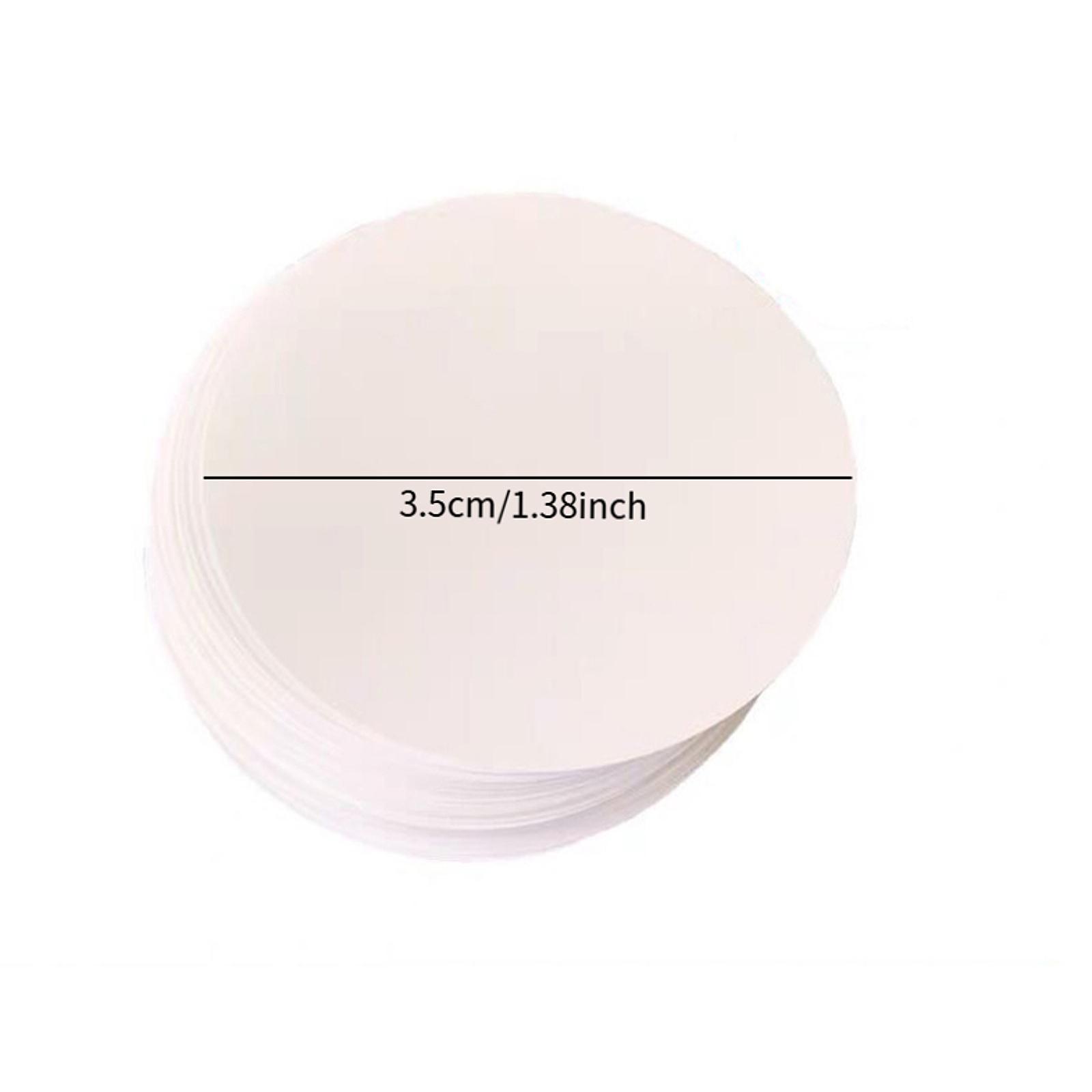 Button Badge Blank - 100x Puste Papierowe Podkładki do Odznak,